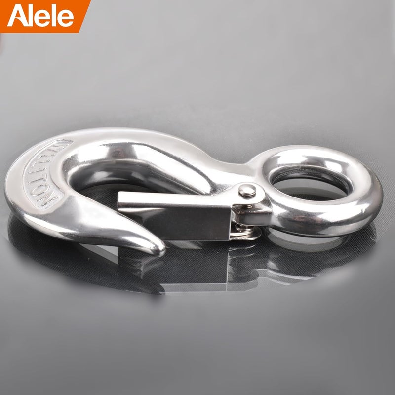 Alele Grab Hooks,1T Crane Scale,Slip Hooks,Stainless Steel Lifting Hook Rigging Accessory (Grab Hooks 1000kg) - Image 3